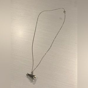 Cheerleader Necklace. Sterling Silver